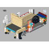 Lego MOC Volkswagen T2 Kastenwagen Barista - Medium Azure / White