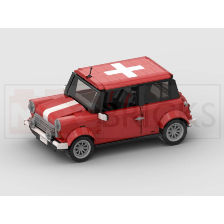 Lego MOC Mini Cooper - Swiss Edition