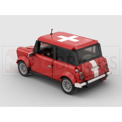 Lego MOC Mini Cooper - Swiss Edition
