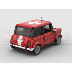 Lego MOC Mini Cooper - Swiss Edition