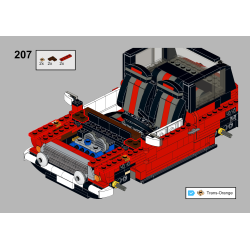 Lego MOC Mini Cooper - Swiss Edition