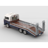 Lego MOC Volkswagen T2 Autotransporter - Dark Blue / White