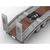 Lego MOC Volkswagen T2 Autotransporter - Dark Blue / White