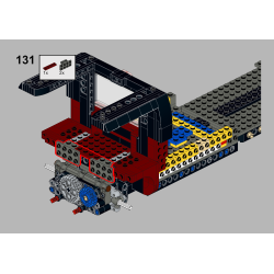 Lego MOC Volkswagen T2 Autotransporter - Dark Red / Black