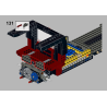 Lego MOC Volkswagen T2 Autotransporter - Dark Red / Black