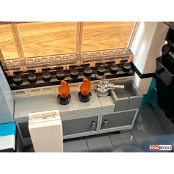 Lego MOC Volkswagen T6.1 California - Dark Turquoise / White