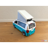 Lego MOC Volkswagen T6.1 California - Dark Turquoise / White