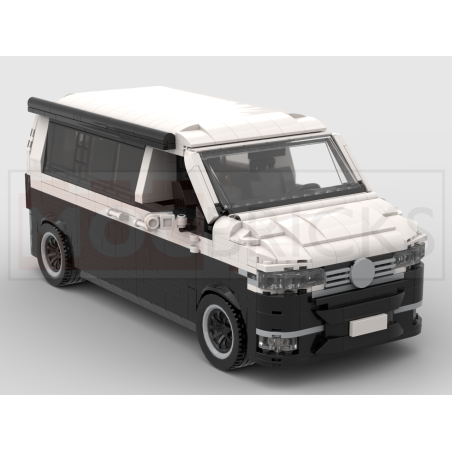 Lego MOC Volkswagen T6.1 California - Black / White