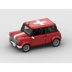 Lego MOC Mini Cooper - Swiss Edition